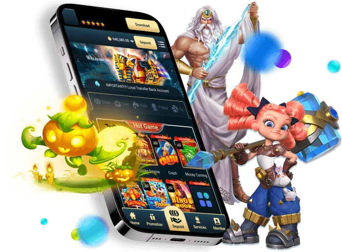 Biểu tượng jackpot lớn và tiền vàng
